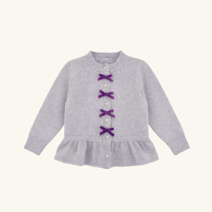 Velvet Bow Cardigan