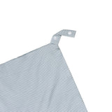Dusty Blue Mini-Stripe Dog Lovey Blanket