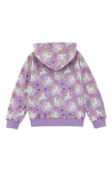 Soft Fleece Zip Up, Flying Unicorn