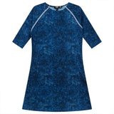 Distressed Rib Swim Dress