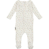 Berry Floral Footie