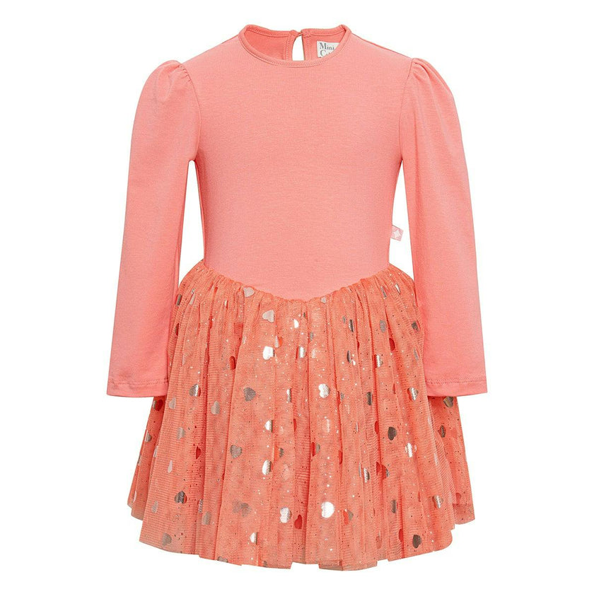 Gleam Coral Tutu Dress
