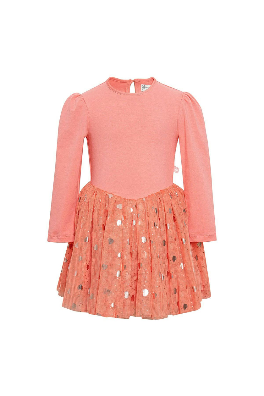 Gleam Coral Tutu Dress