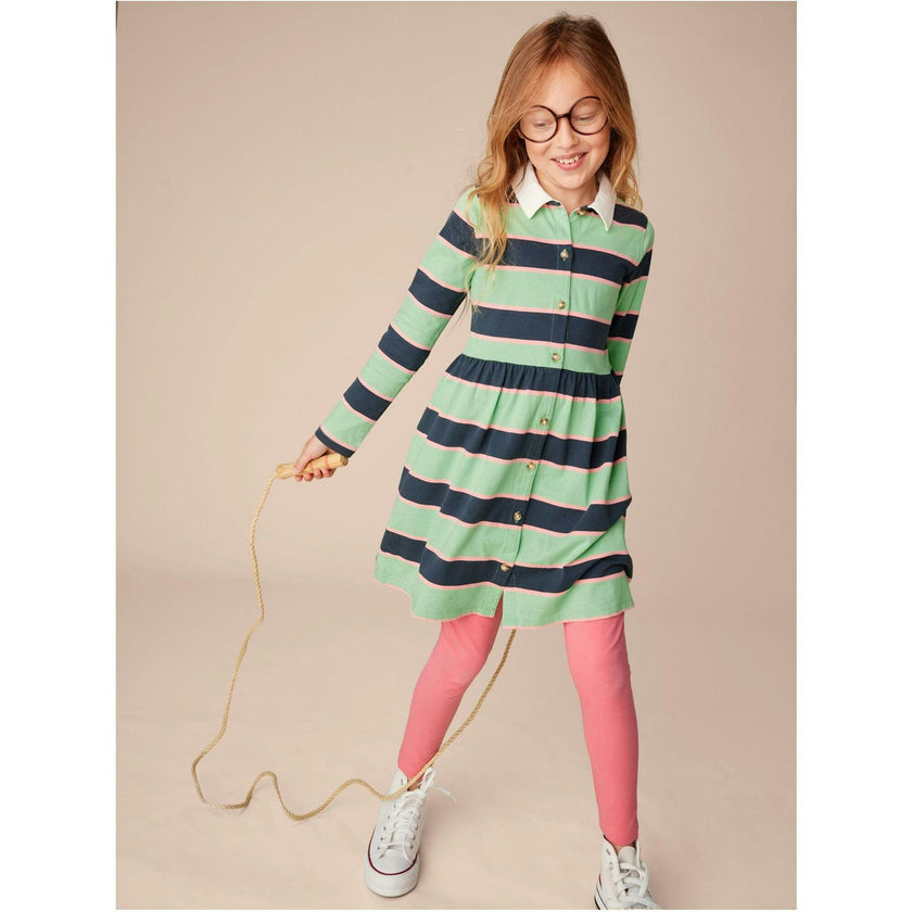 Rugby Shirtdress, Green
