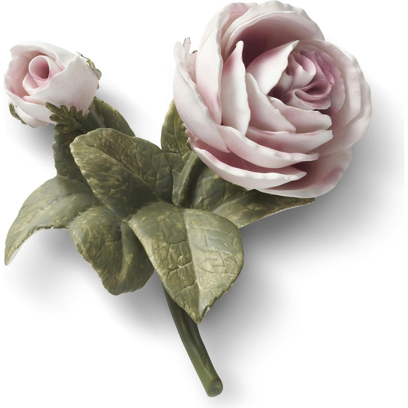 Porcelain Rose with a Bud