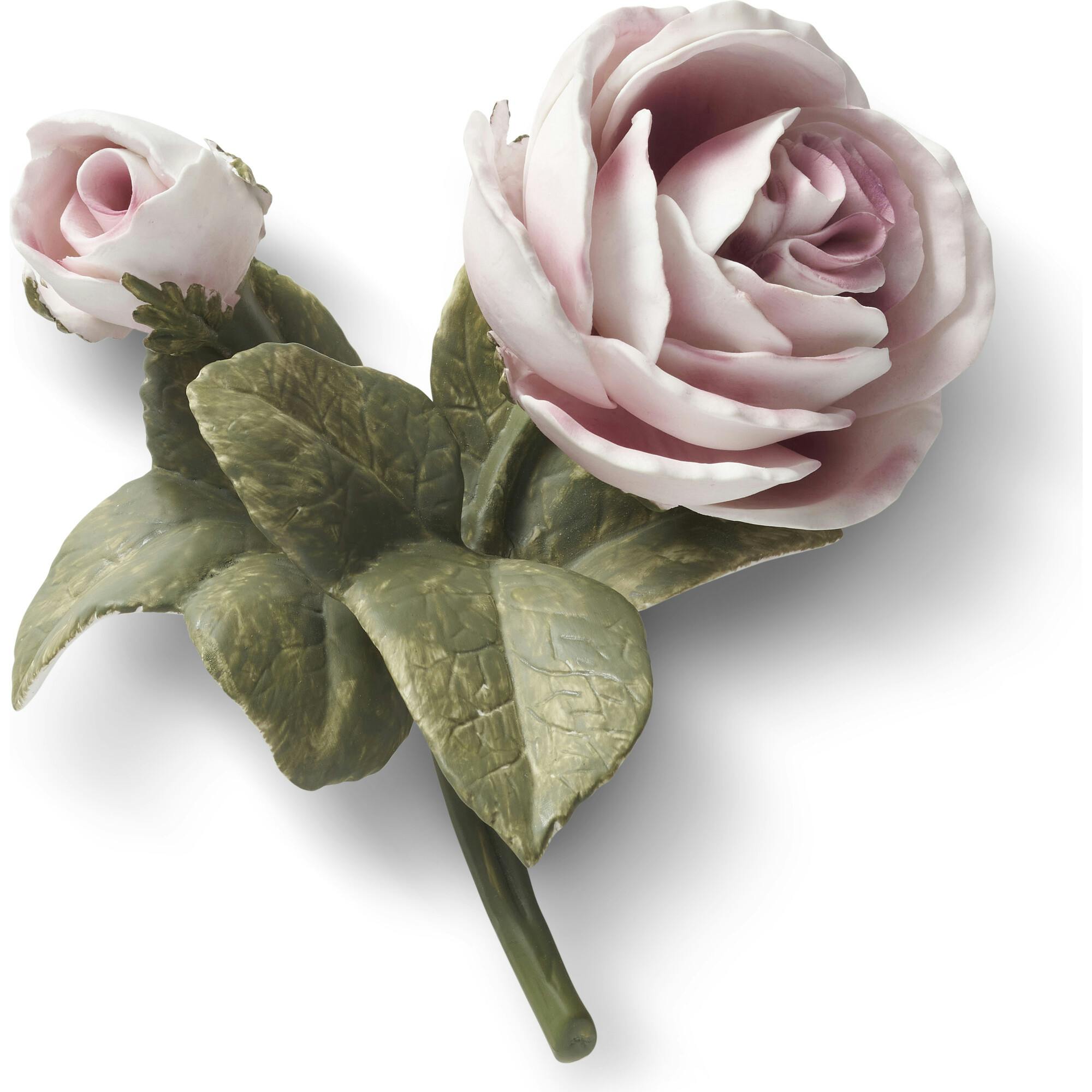Porcelain Rose with a Bud