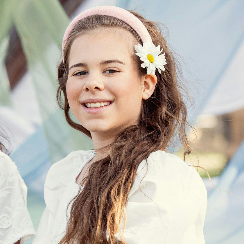 Halo Luxe Signature Terry Logo Headband - Ballet Slipper