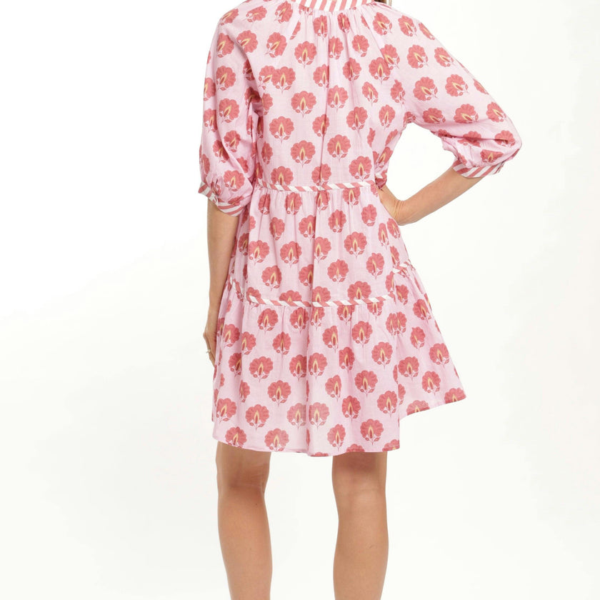 Carlota Dress - Deep Pink