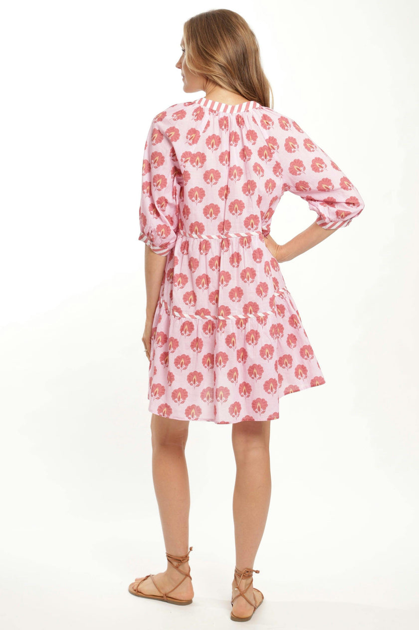 Carlota Dress - Deep Pink