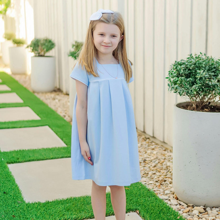 Lizzy Girls' Dress Light Blue