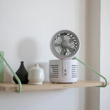 2-In-1 Desk Top Air Purifier & Fan - With HEPA Filter
