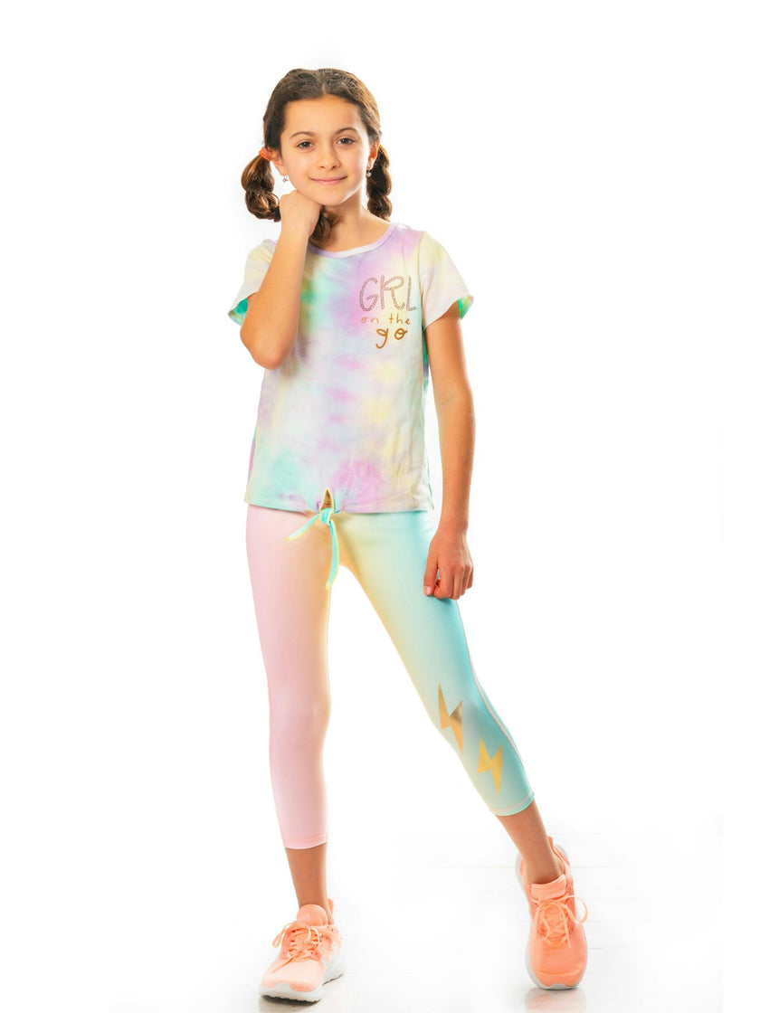 Fenna Pastel Activewear Capri Leggings