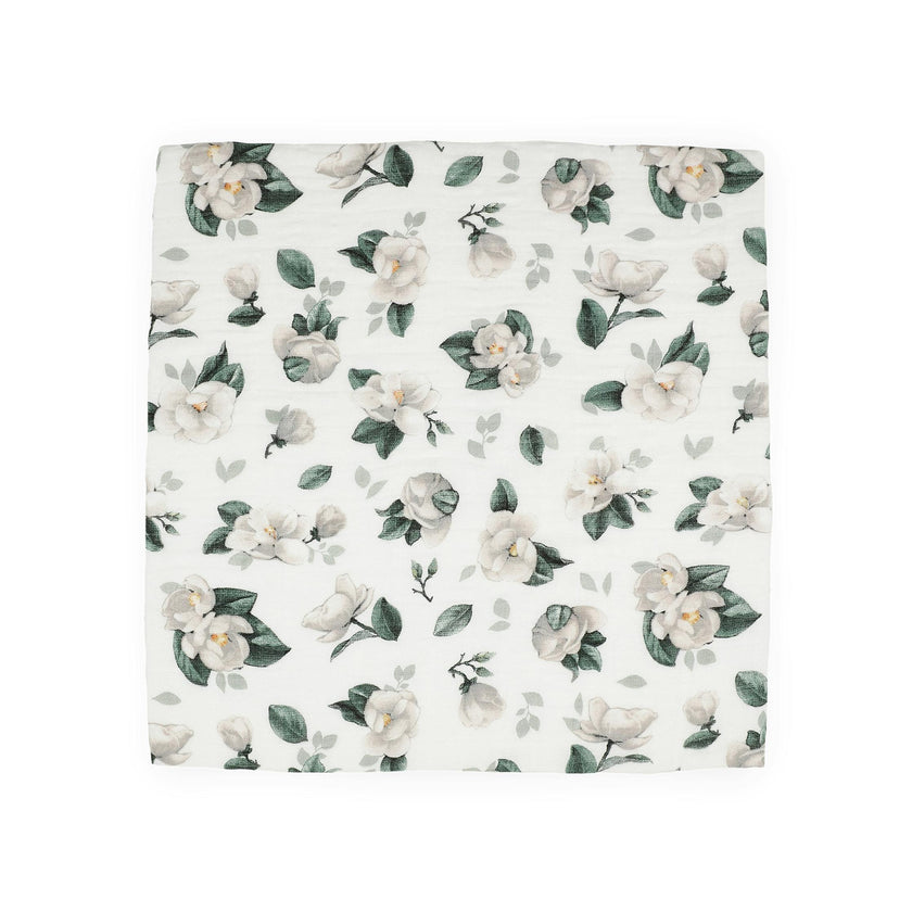 Organic Cotton Muslin Swaddle Blanket 2 Pack - Magnolia