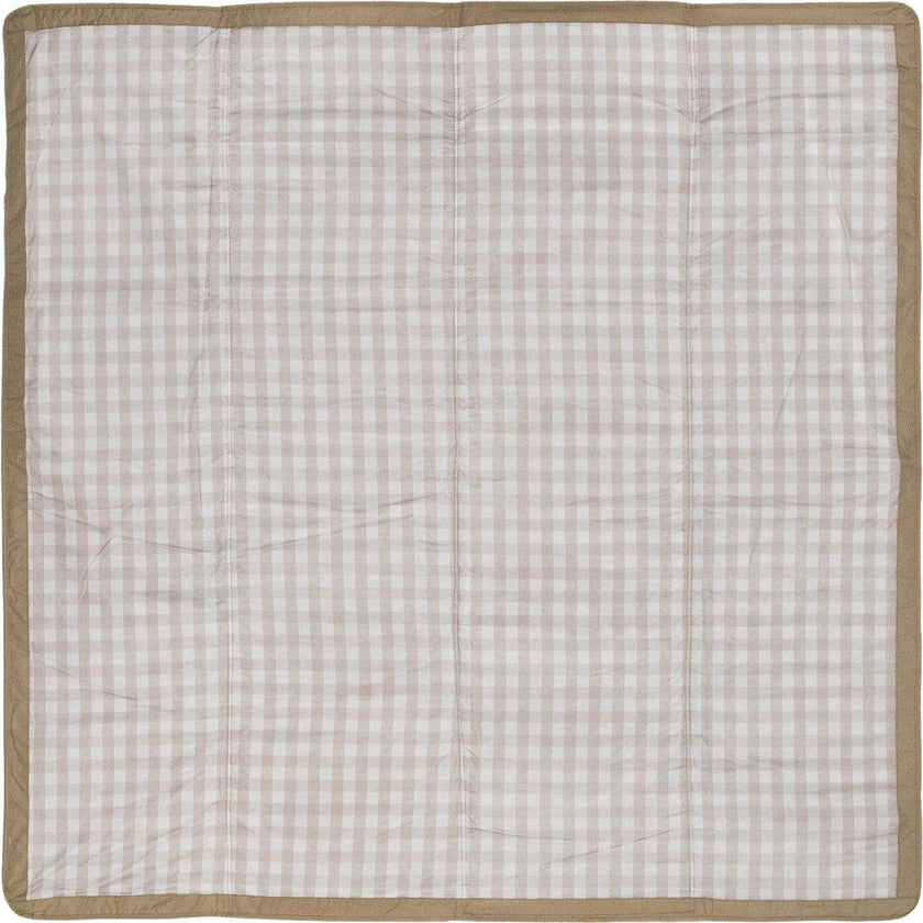 Outdoor Blanket - Beige Buffalo Check
