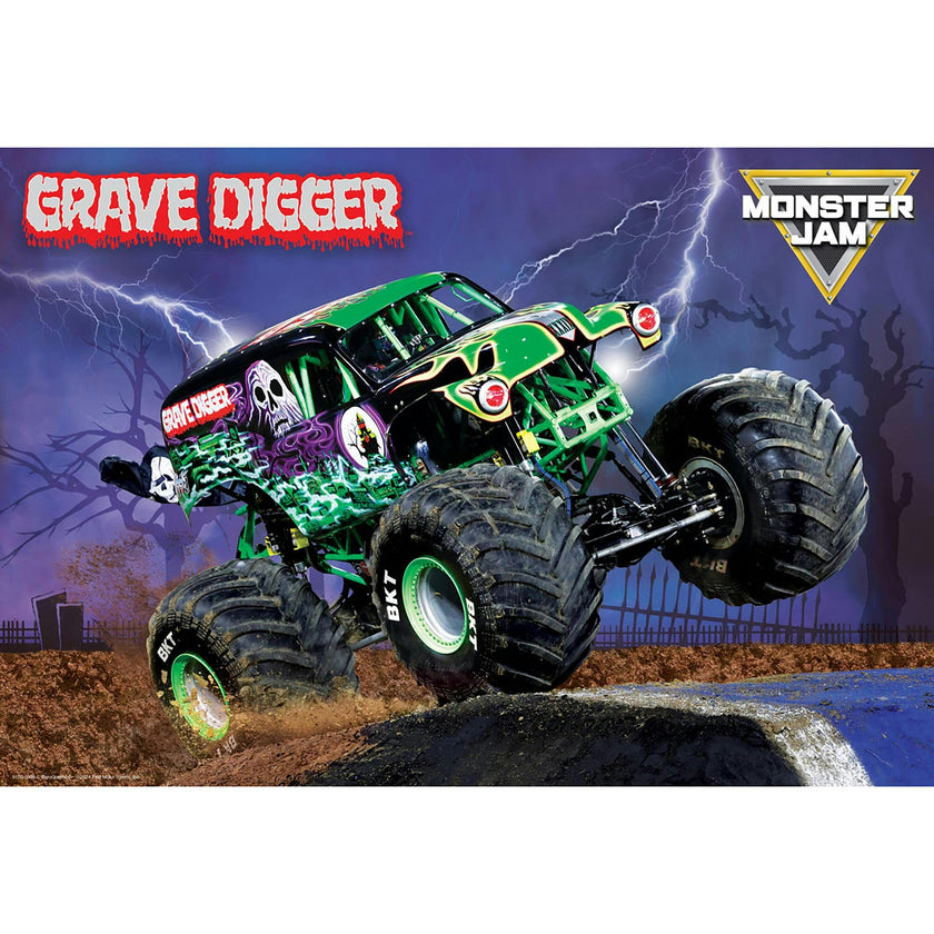 Monster Jam: 100pc Puzzle & Lunch Box - Grave Digger