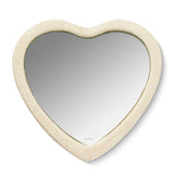 Shagreen Heart Hand Mirror