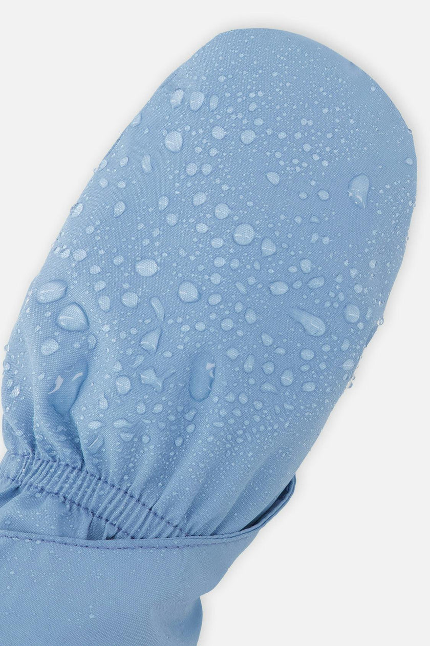 Lined Baby Mittens Blue-Grey