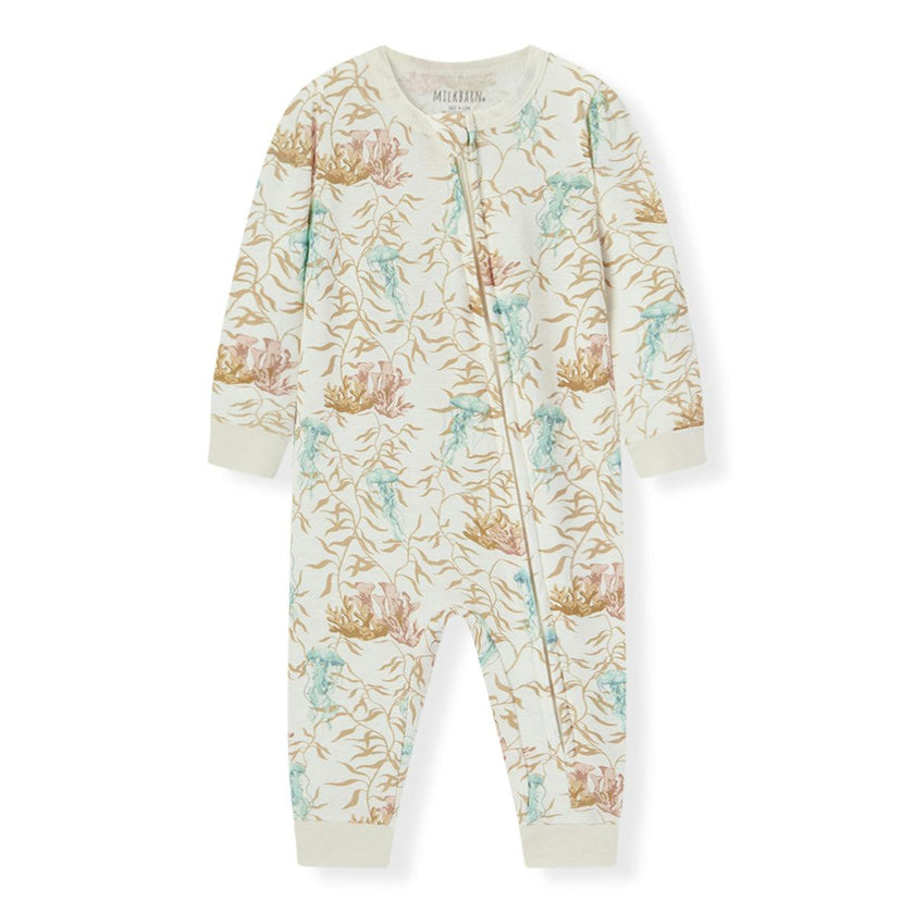 Under the Sea Organic Cotton Zipper Pajama