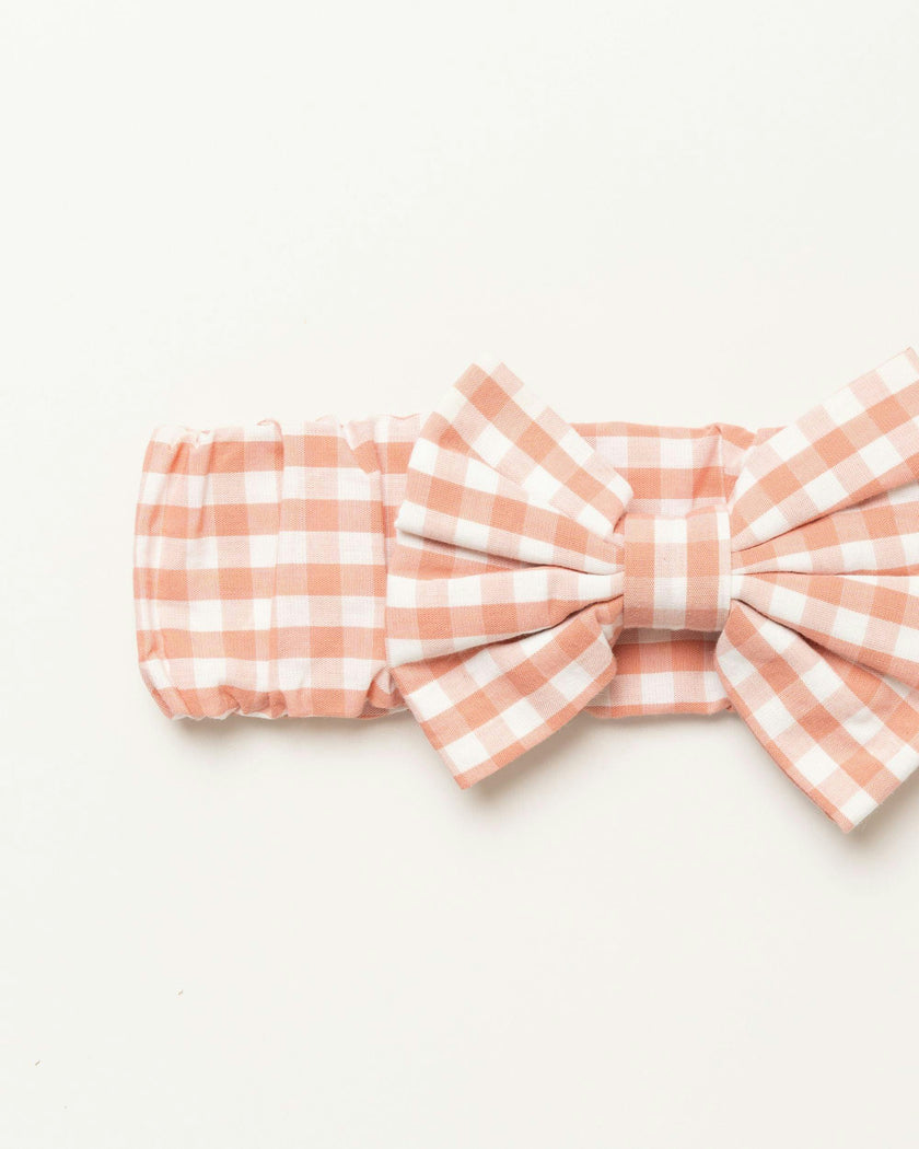 Baby's Bow Headband - Peony