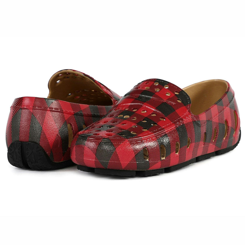 PRODIGY-7P RED TARTAN PLAID/BLACK