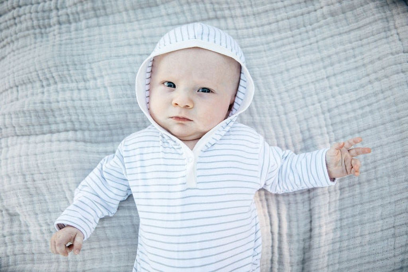 Organic Hooded Onesie