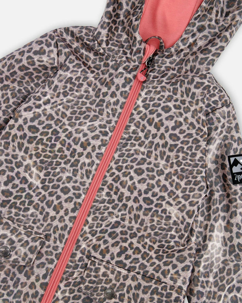 Rain Coat And Hat Set Animal Print