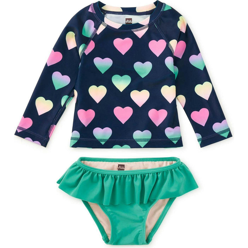 Rash Guard Baby Swim Set, Blue