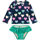 Rash Guard Baby Swim Set, Blue