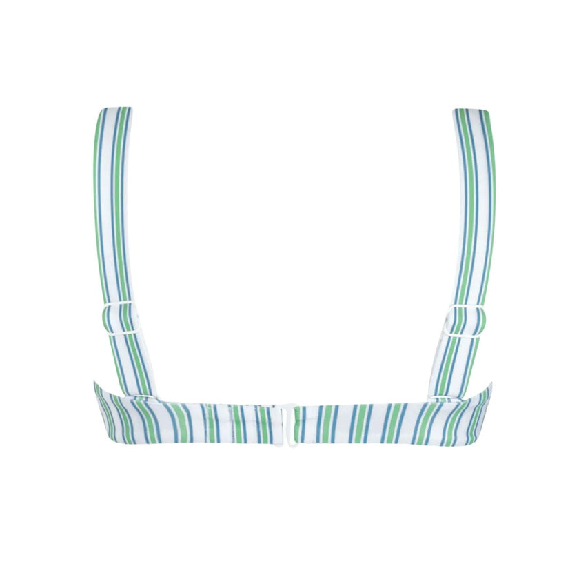 women's tamarin stripe cup bikini top