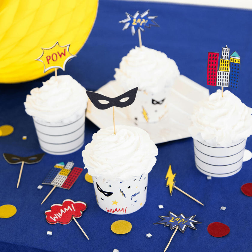 Superhero Cupcake Decorating Set