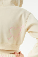 Jessie Winter White French Terry Jogger - Ma Cherie