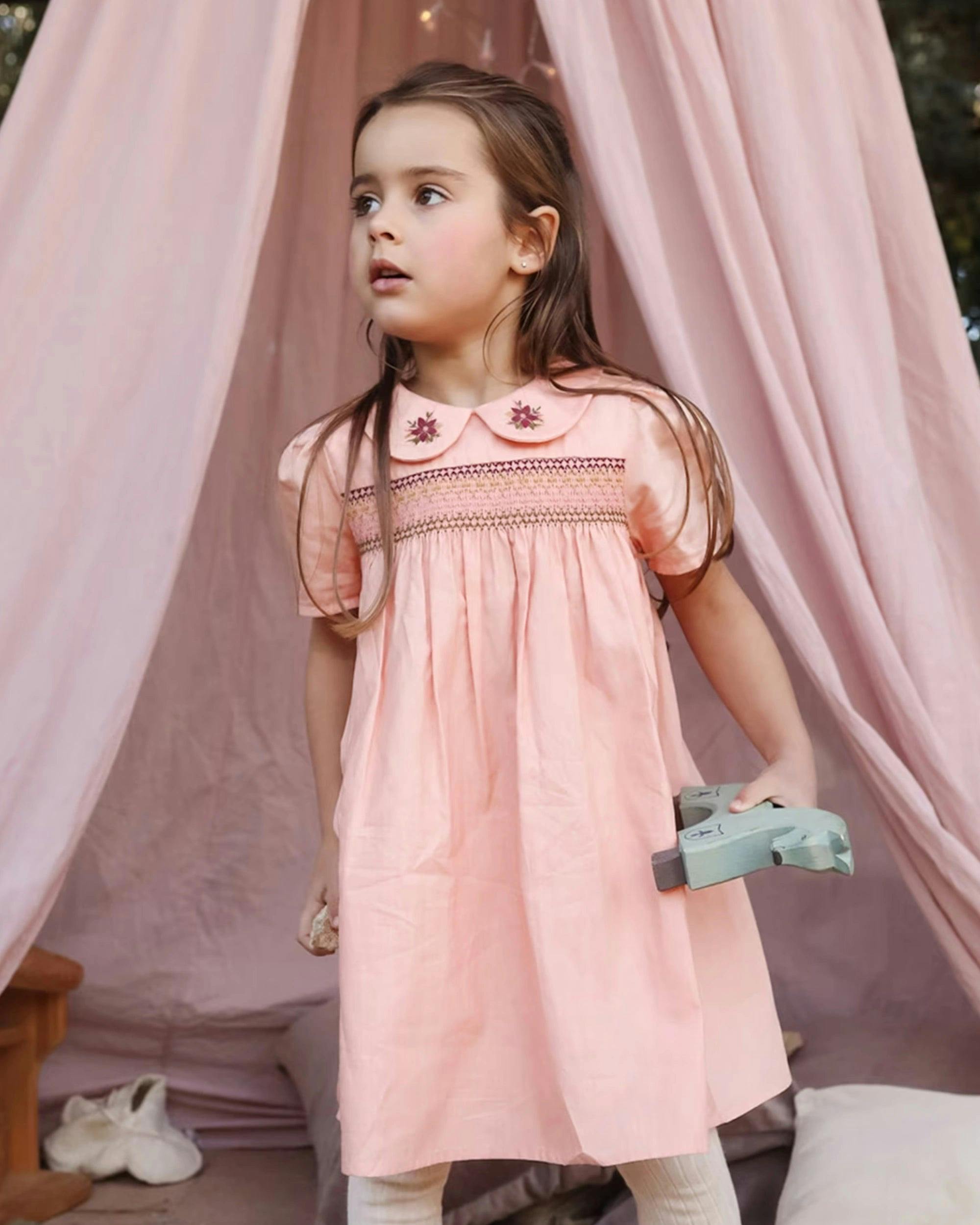 Erika Dress - Blush Pink