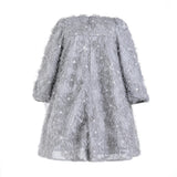 Silver Shimmer A-Line Dress