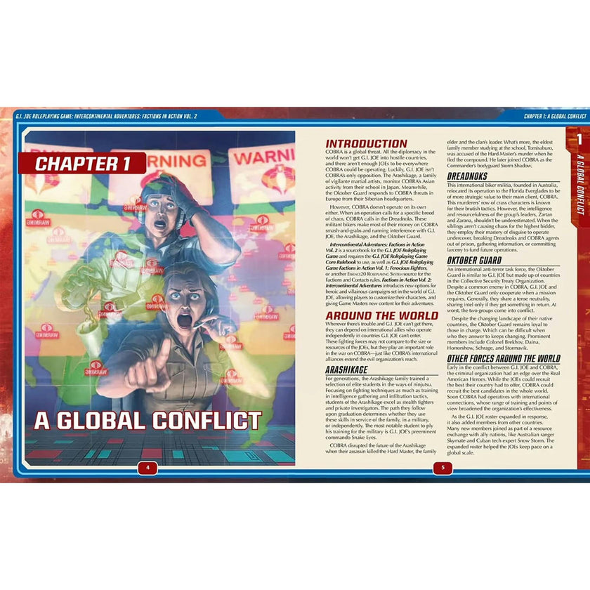 Renegade Game Studios: G.I. JOE Roleplaying Game - Intercontinental Adventures