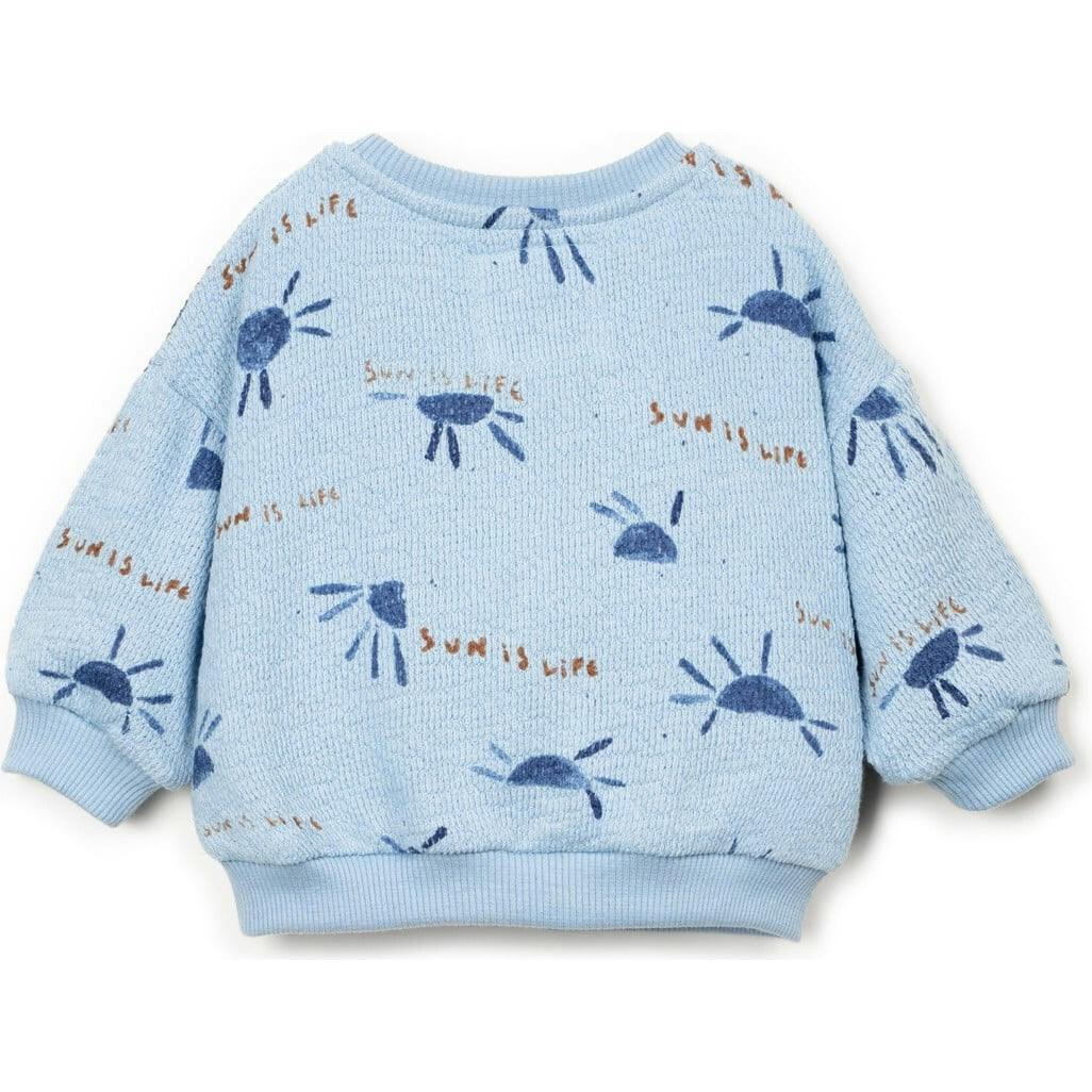 Sun Print Jersey Sweatshirt