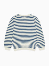 Blue Stripe Limon Cotton Boy Jumper