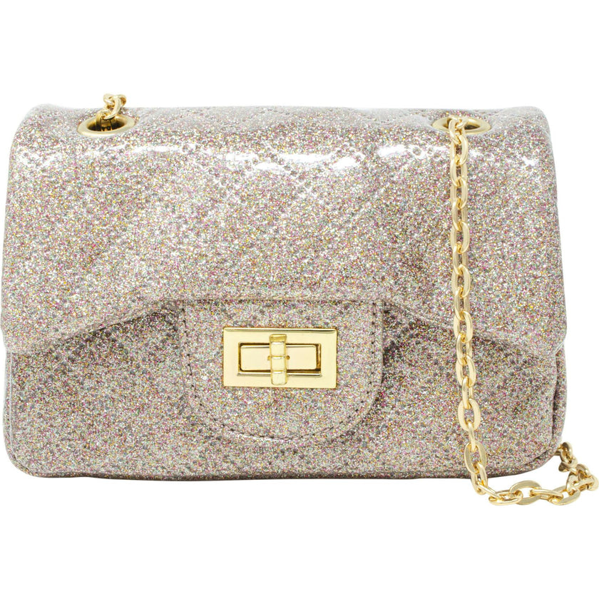 Classic Quilted Sparkle Mini Handbag