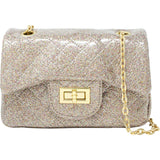 Classic Quilted Sparkle Mini Handbag