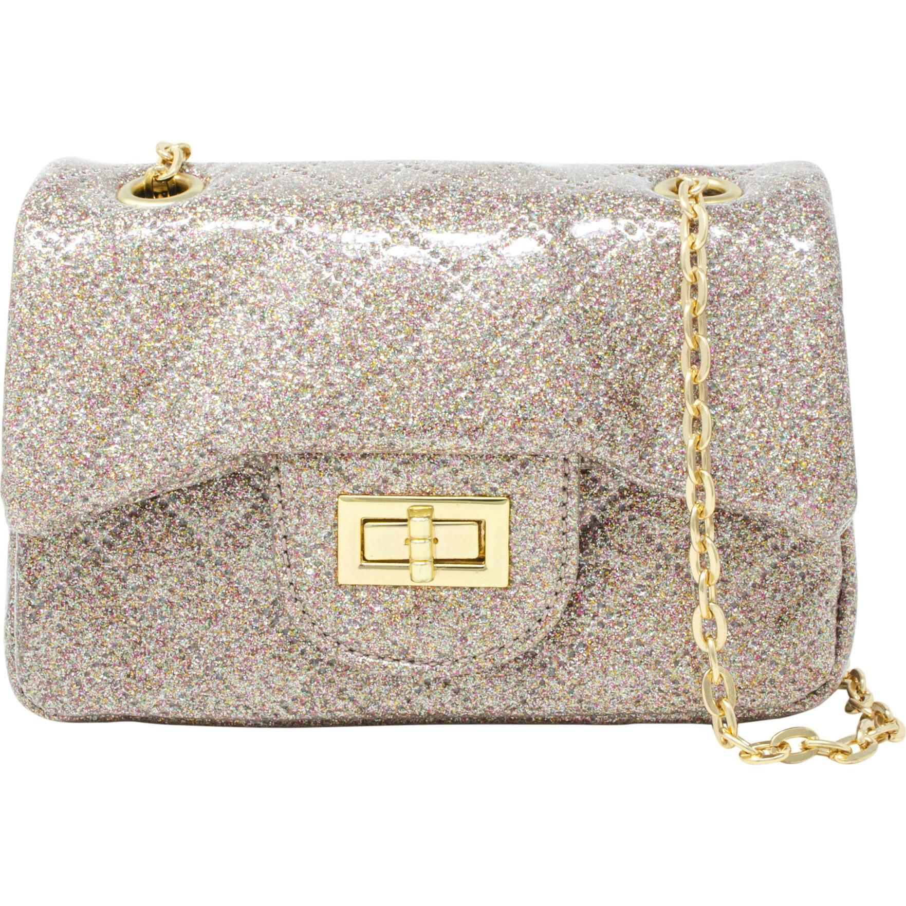 Classic Quilted Sparkle Mini Handbag