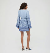 The Magnolia Tunic - Cornflower Wildflower Field