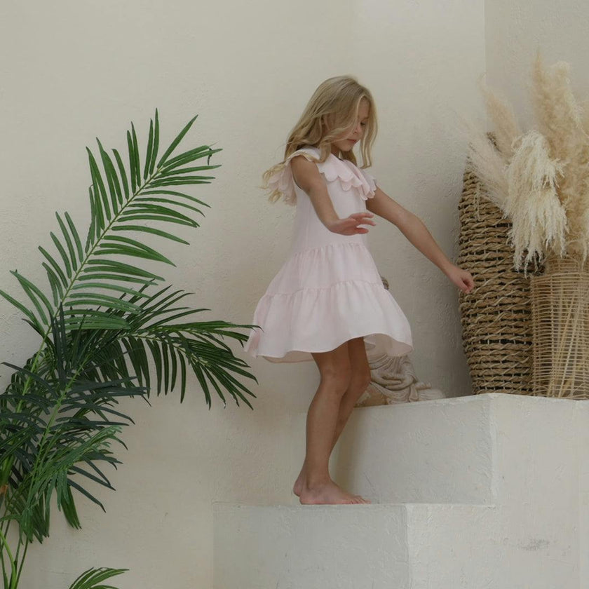 Anna dress (scarlet orange)