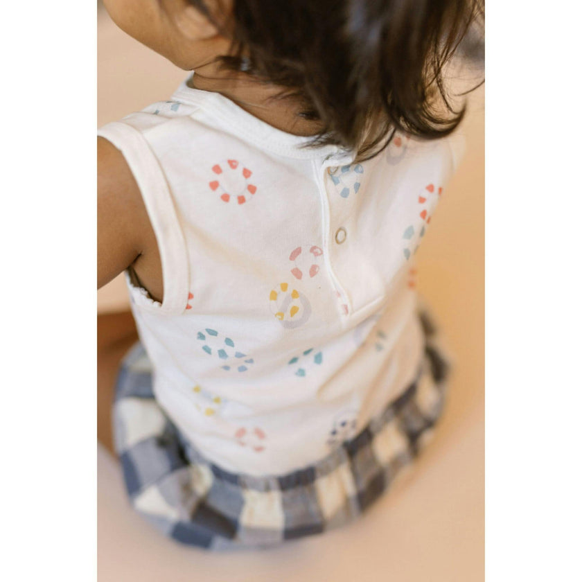Print Tank One-Piece, Cream