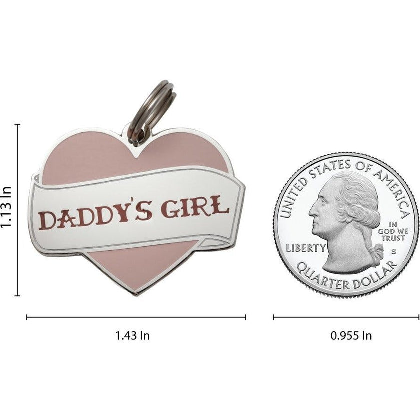 Daddy's Girl Pet ID Tag