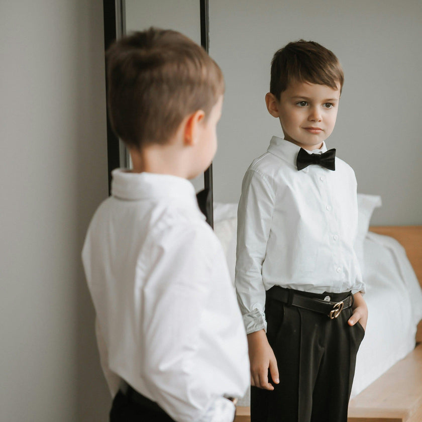Tuxedo Shirt and Pants Set