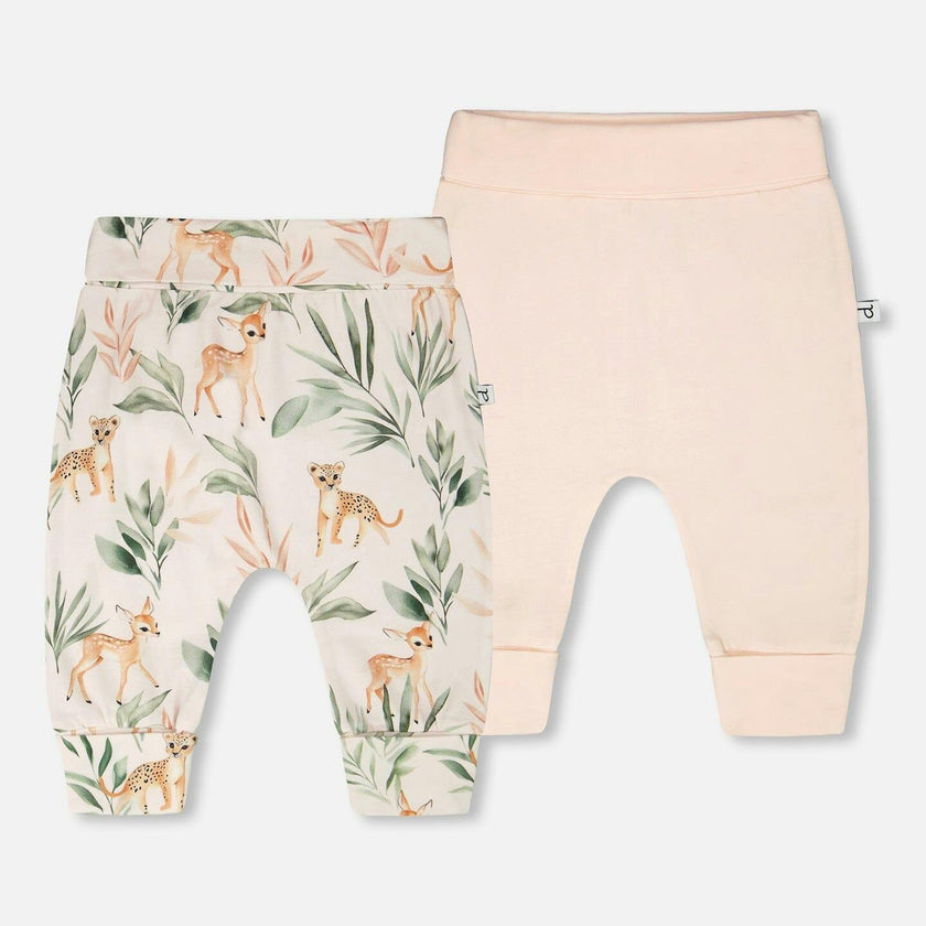 2 Pack Organic Cotton Jersey Evolutive Pants