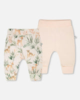 2 Pack Organic Cotton Jersey Evolutive Pants