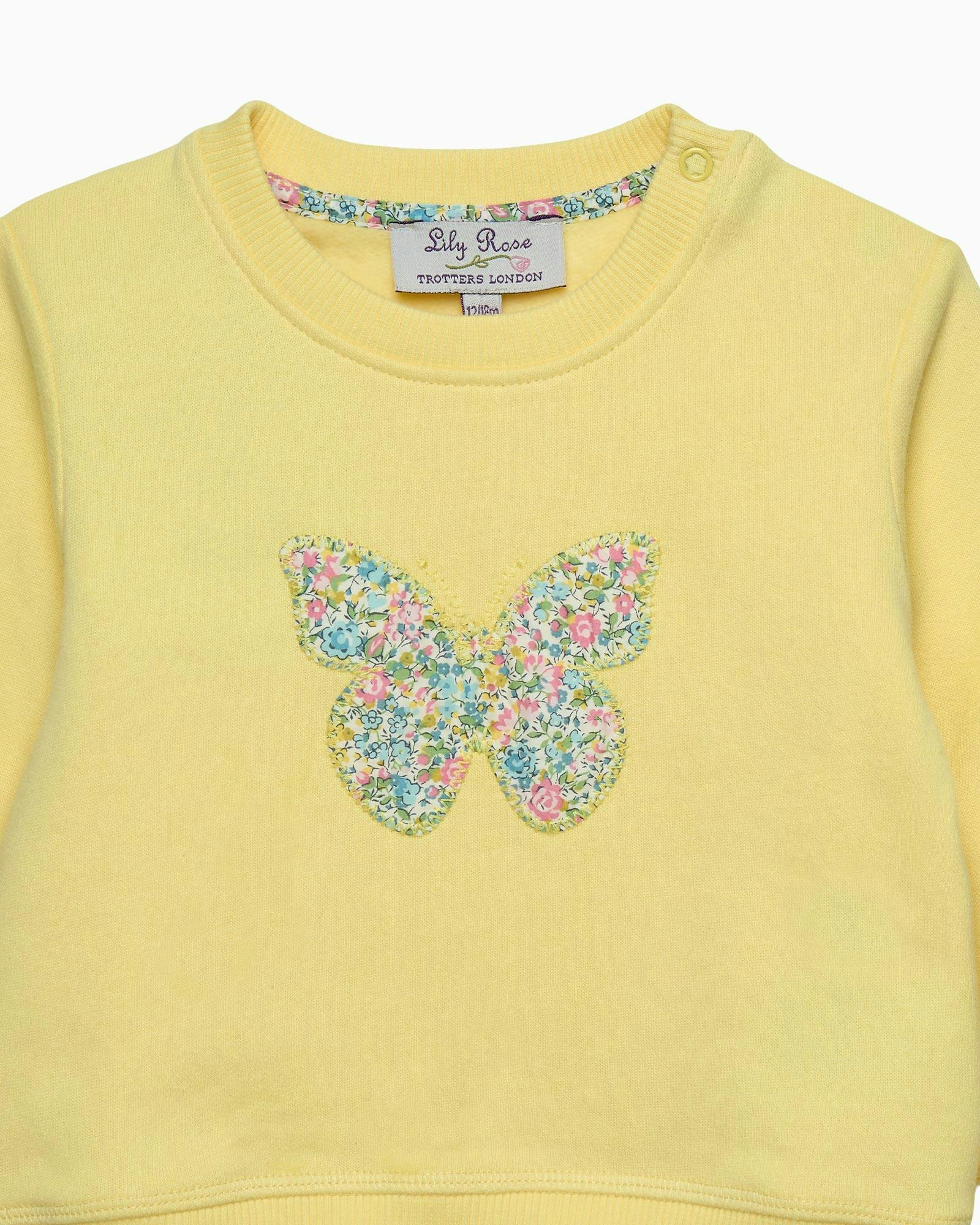 Baby Emma & Georgina Butterfly Sweatshirt