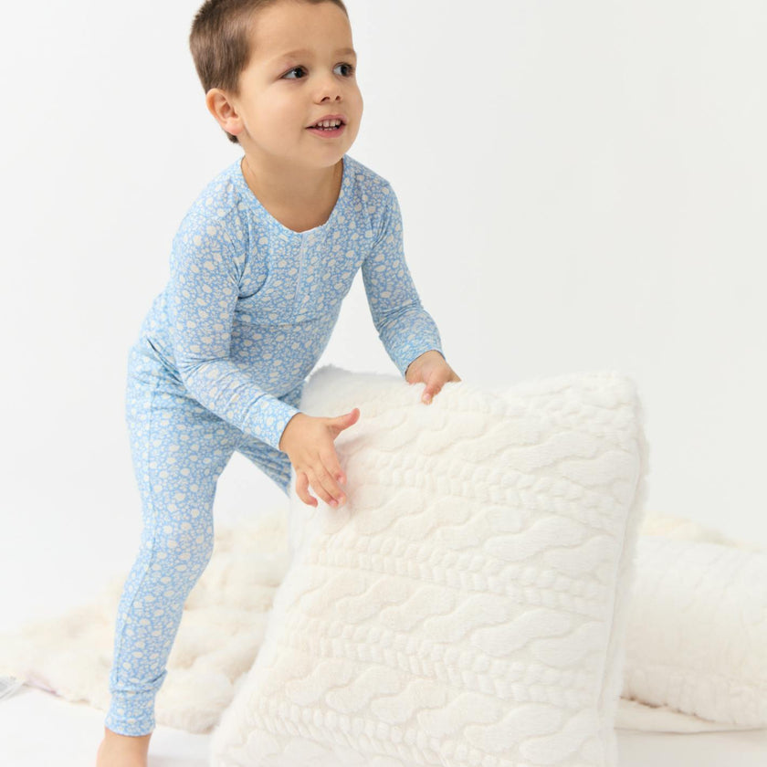 unisex alpine fiore pima pajamas set