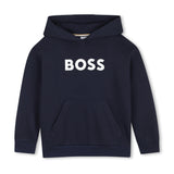 Navy Loose-Fit Hoodie