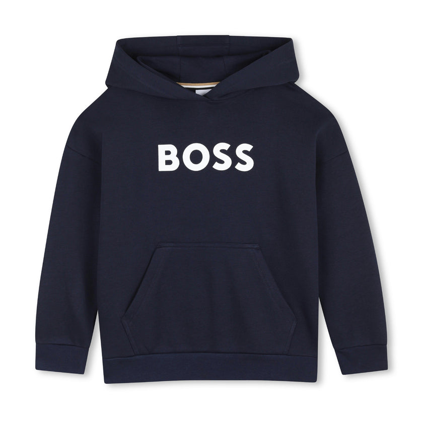 Navy Loose-Fit Hoodie